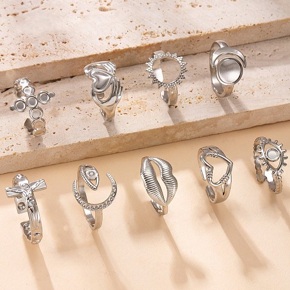 304 из нержавеющей стали манжеты кольца, цвет нержавеющей стали