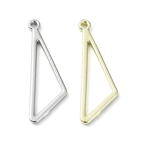 Crémaillère pendentifs en alliage placage, triangle