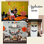 PandaHall Elite 10Sets Halloween Theme Pumpkin & Ghost & Cat & Skull Wooden Hanging Decorations, with Hemp Cord