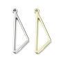Crémaillère pendentifs en alliage placage, triangle