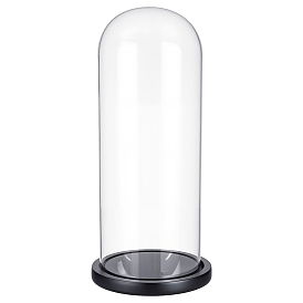 Стеклянный купол арки, декоративная витрина, колокол баночка террариум с деревянной основой, для подарка своими руками сохраненного цветка