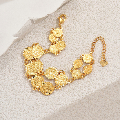 Браслеты из латунных монет для женщин