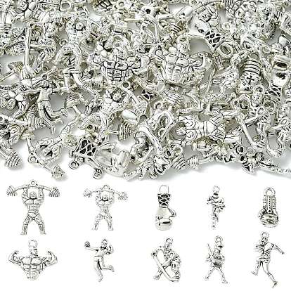 80 шт 10 стили подвески из сплава в тибетском стиле