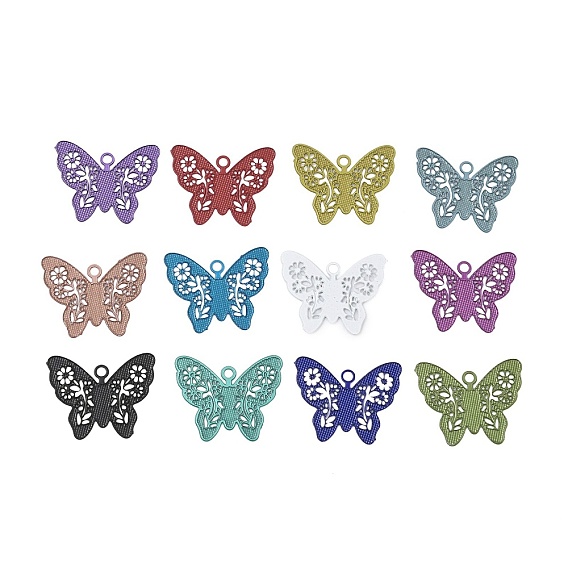 Аэрозольная краска 430 подвески из нержавеющей стали, Бабочка с цветком