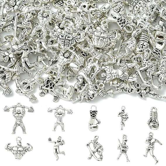 80 шт 10 стили подвески из сплава в тибетском стиле