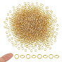 2000Pcs 304 Stainless Steel Open Jump Rings, Round Ring, Metal Connectors for DIY Jewelry Crafting and Keychain Accessories