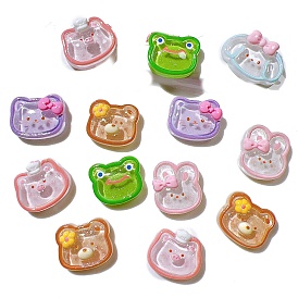 Кабошоны из животной смолы, с блеском порошок, разнообразные