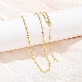 2.5мм латунные кабельные цепочки ожерелья, стойки покрытие, долговечный, без кадмия и без свинца