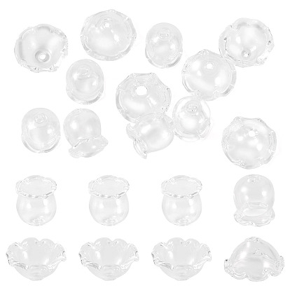 12 шт. 2 стеклянные колпачки для изготовления колокольчиков