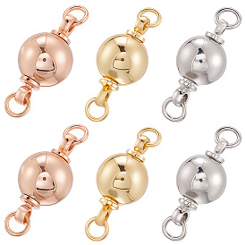 12шт 3 цвета латунные винтовые застежки, круглые