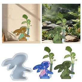 Силиконовые формы, формы для украшения ваз, формы для литья гипсовой смолы, белые