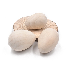 Необработанные деревянные принадлежности для рукоделия своими руками, для домашнего декора, форма яйца