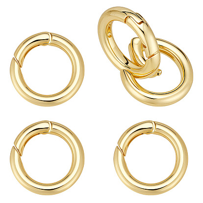 5шт. стойка покрытие латунные пружинные затворные кольца, без кадмия и без свинца, долговечный