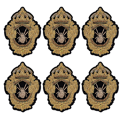 6шт. тканевые нашивки для одежды, насекомое