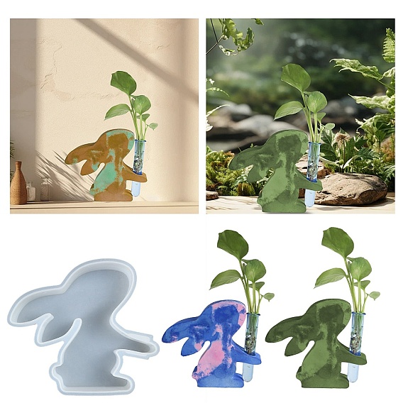 Силиконовые формы, формы для украшения ваз, формы для литья гипсовой смолы, белые