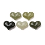 Натуральные нефритовые бусины из нефрита, сердце