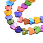 Dyed Natural Freshwater Shell Beads Strands, Butterfly