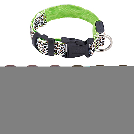 Nbeads DIY Bell Pendant Dog Collar Making Kit, Including Retro Iron Pendants, Iron Split Key Rings, Adjustable Polyester LED Dog Collar