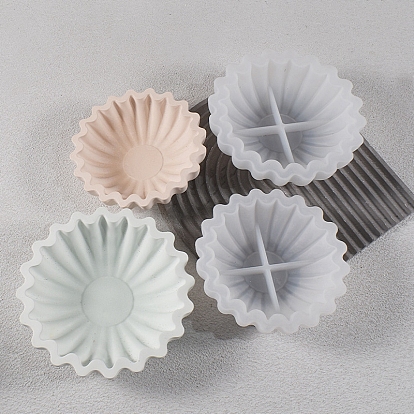 Силиконовые формы для подставки под пищевые продукты, формы для литья смолы, плоско-круглые