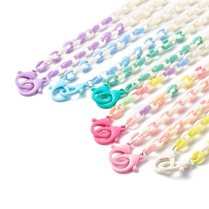 Acrylic Cable Chain Necklaces