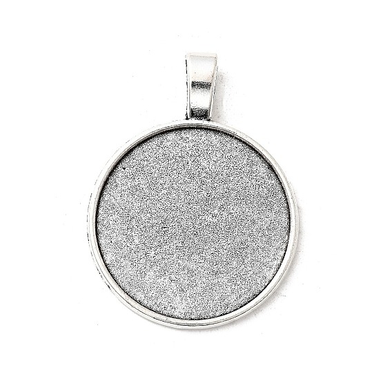 Сплавочные сеттинги для кулона (кабошон), тибетский стиль, без кадмия и без свинца, чашки безель с краями