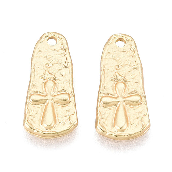 Подвески из сплава , слеза и крест, без кадмия и без свинца