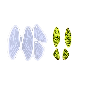Силиконовые формы для подвески в виде крыла бабочки своими руками, формы для литья смолы, для изготовления уф-смолы и эпоксидной смолы