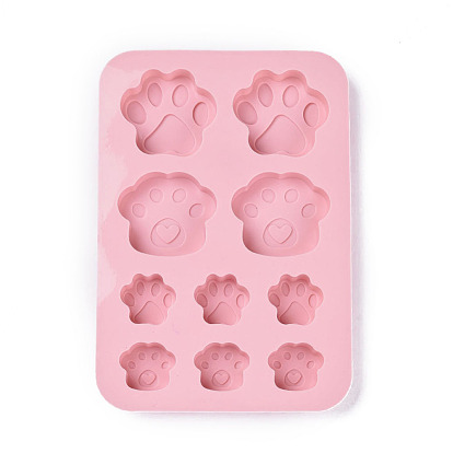 Food Grade Silicone Molds, Fondant Molds, For DIY Cake Decoration, Chocolate, Candy, UV Resin & Epoxy Resin Jewelry Making, Dog Paw Prints