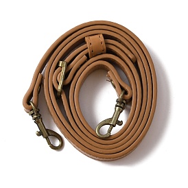 Sangles de sac en cuir pu réglables, fermoirs alliage pivotantes, accessoires de remplacement de sac