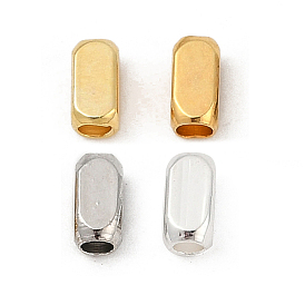 Латунные бусины, прямоугольные