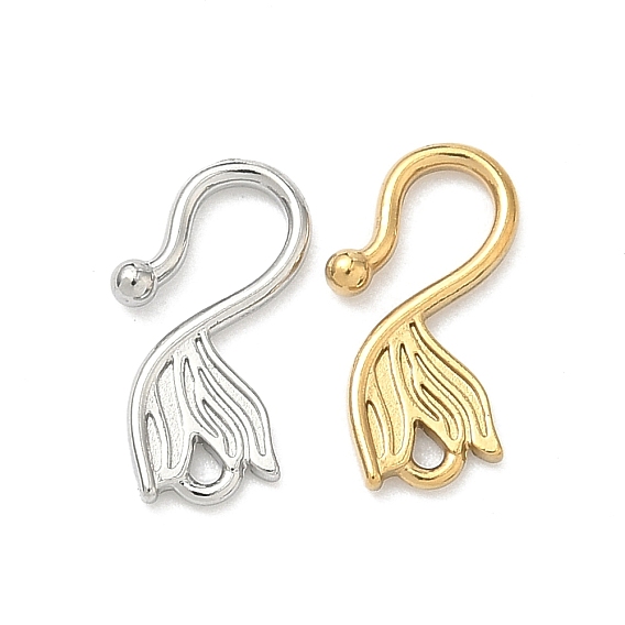 Рыбий хвост 304 крючки из нержавеющей стали, ионное покрытие (ip)