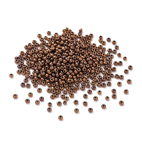 Opaque Colours Glass Seed Beads, Round