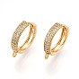 Латунный микропаве кубический цирконий кольцо серьги фурнитура, без свинца, без никеля и без кадмия, кольцо