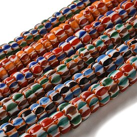 Handmade Nepalese Lampwork Beads, Rondelle
