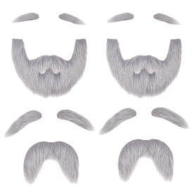 4 сумки 2 стили полиэстер рождественская борода Санта-Клауса, аксессуары для праздничных костюмов