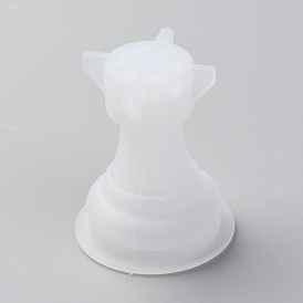 Chess Silicone Mold, Family Games Epoxy Resin Casting Molds, for DIY Kids Adult Table Game, Rook
