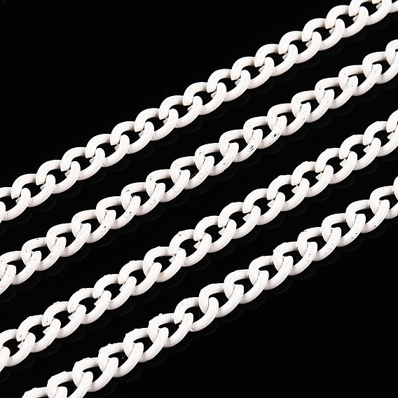 Электрофорез железные скрученные цепи, несварные, с катушкой, ровный цвет, овальные