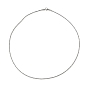 10Pcs 304 Stainless Steel Diamond Cut Snake Chain Necklaces Set