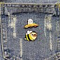 Adorable Animal Badge for Book-Loving Bird and Bee Buddy