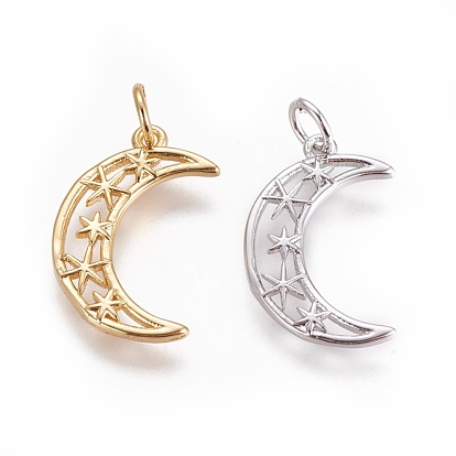 Латунные подвески, Луна и звезды