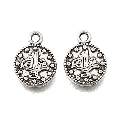 Сплавочные подвески тибетского стиля, амулеты в виде османских монет