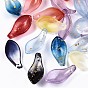 Glass Pendants, Mixed Style, Petal