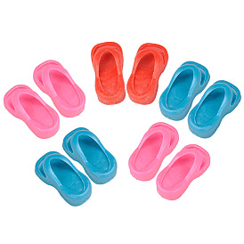 Plastic Doll Flip Flops Slipper, Doll Making Supplies, for American Doll Accessories