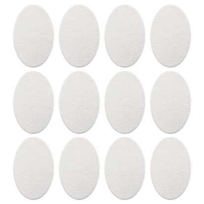 Blank Aluminum Engraving Name Plate, Business Card Blanks, Oval
