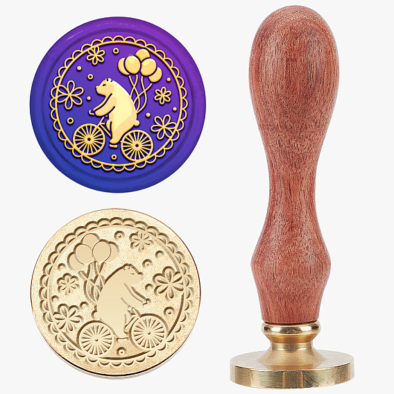 Набор сургучной печати, печать сургучом твердой латунной головки, деревянная ручка ретро латунный штамп комплект съемный, для конвертов приглашений, подарочная карта