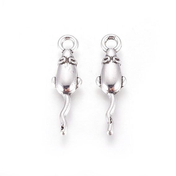 Тибетский стиль сплава цинка подвески, мышь