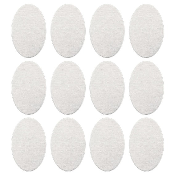 Blank Aluminum Engraving Name Plate, Business Card Blanks, Oval