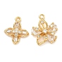 Латунные микро проложить кубического циркония подвески, , без никеля , реальный 18 k позолоченный