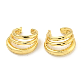 Brass Cuff Earrings, Ring