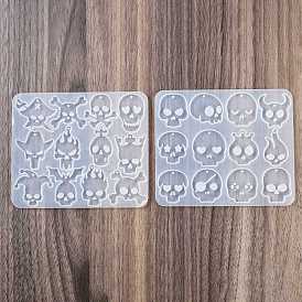 DIY Pendant Silicone Molds, Resin Casting Molds, Skull